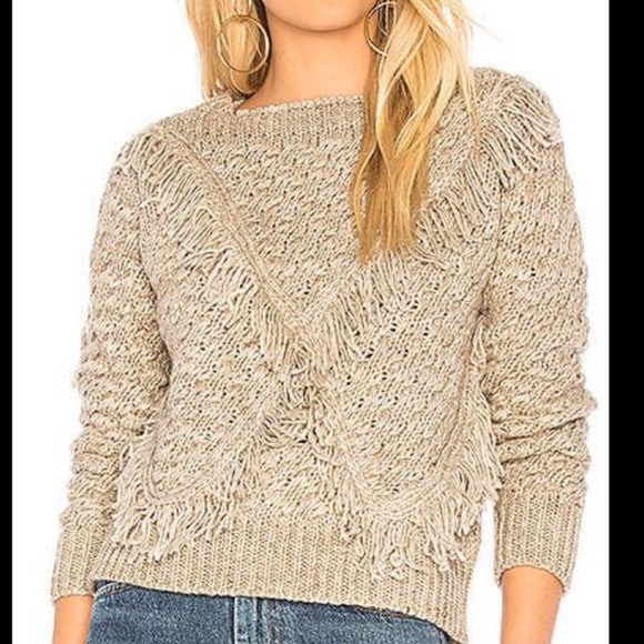 Revolve MAJORELLE Cable Knit Sweater in Grey - Picture 3 of 8